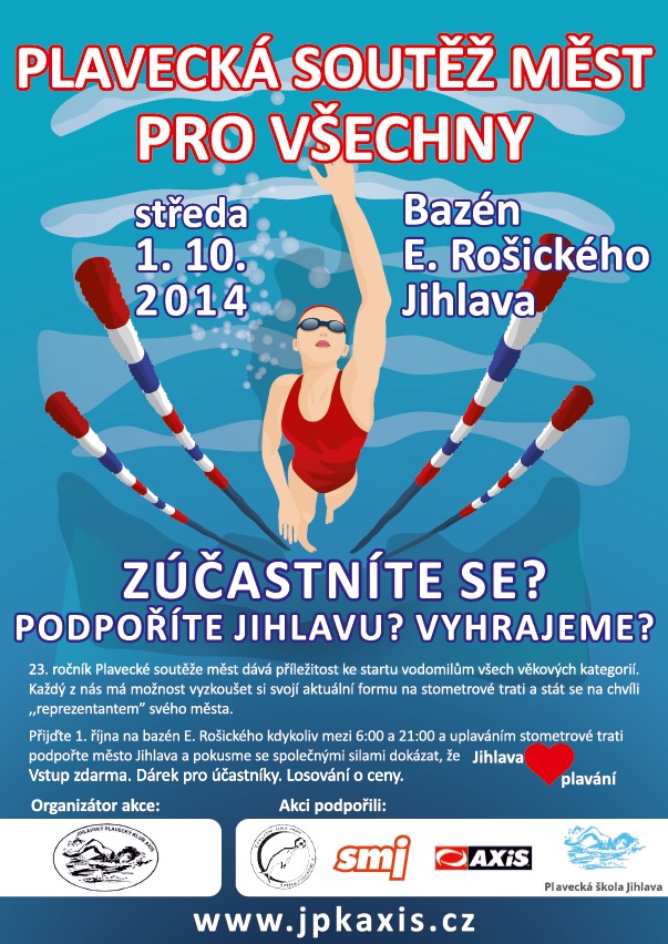 Plavecká soutěž měst pro všechny