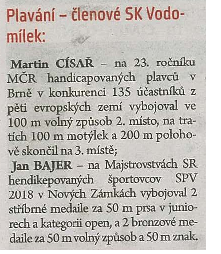Poděkování primátorky města Jihlavy